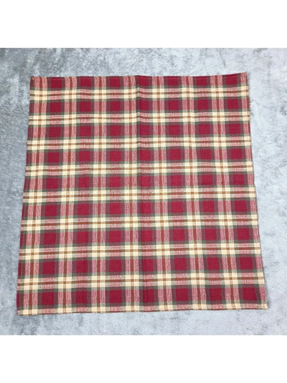 Longaberger Orchard Park Plaid Napkins 19